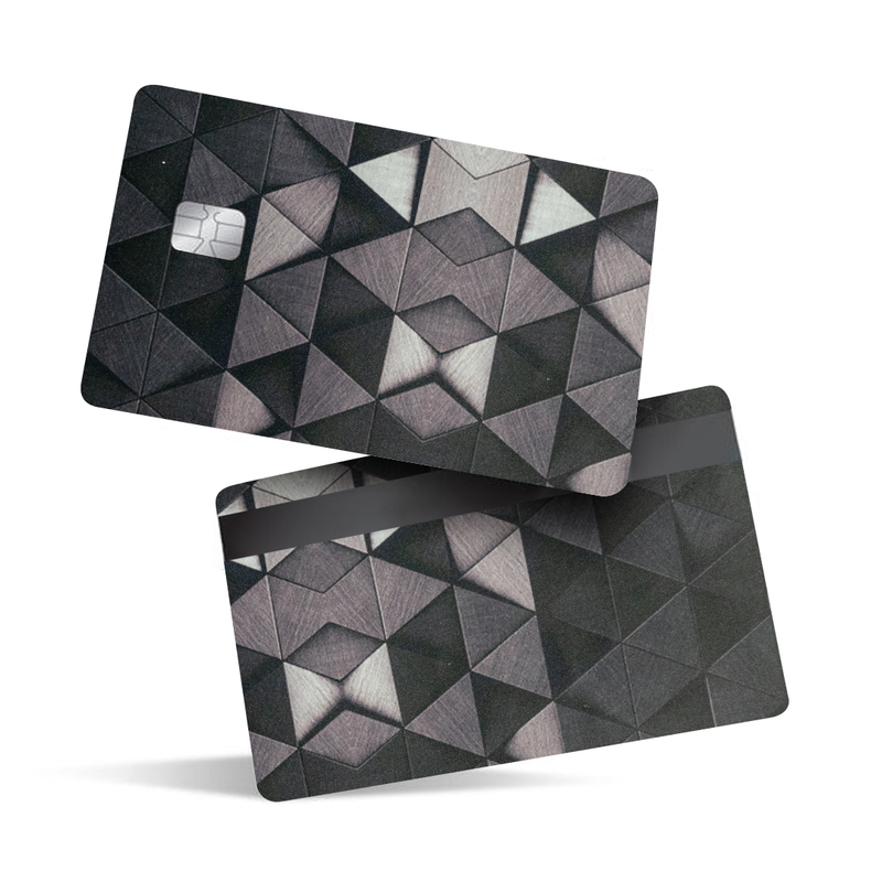 Polygonal Pattern Debit Card Skins & Credit Card Wrap