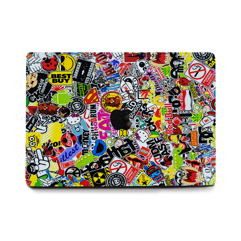 Jumbled Sticker Laptop Skin